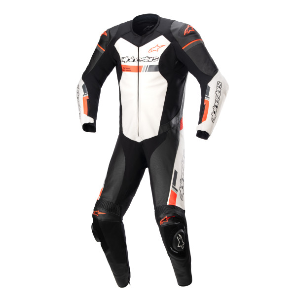 Alpinestars Alpinestars gp force chaser leather suit 1 pc b/w/r fluo